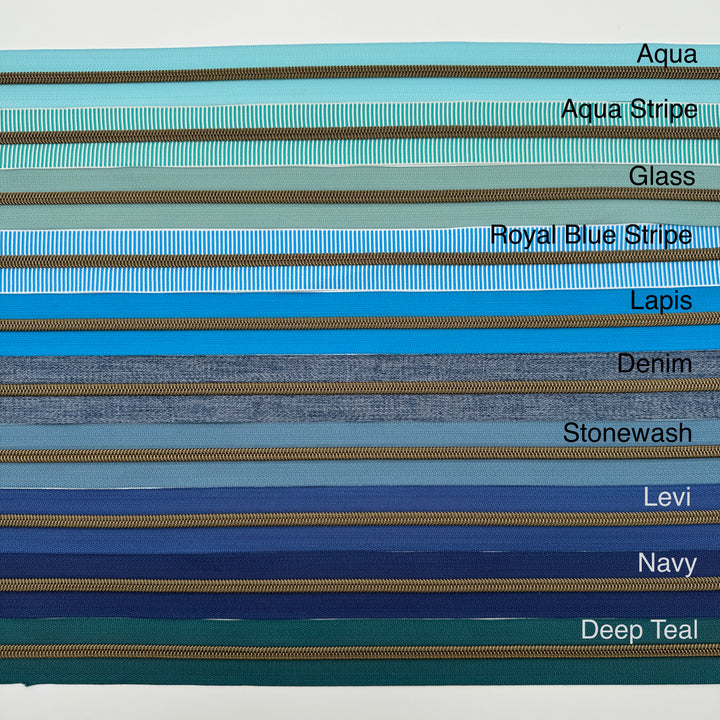 Stripe Royal Blue Bronze
