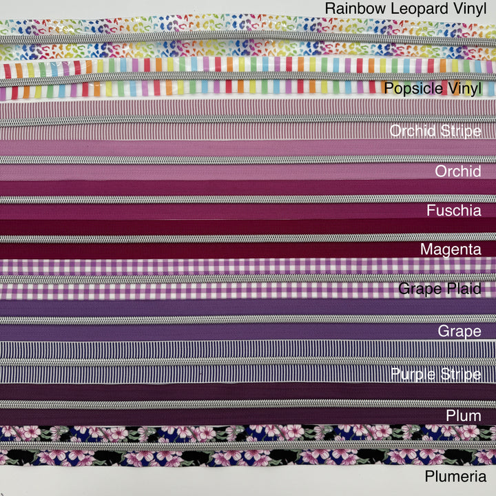 Stripe Purple Silver