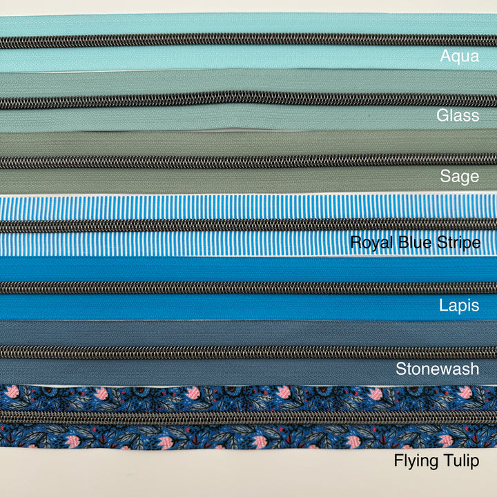 Flying Tulips Gunmetal Printed