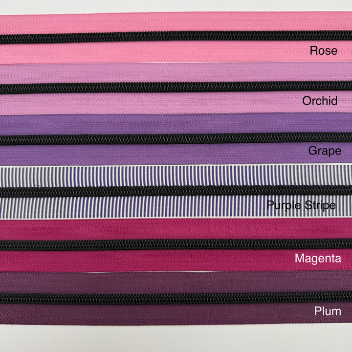 Stripe Purple matte black