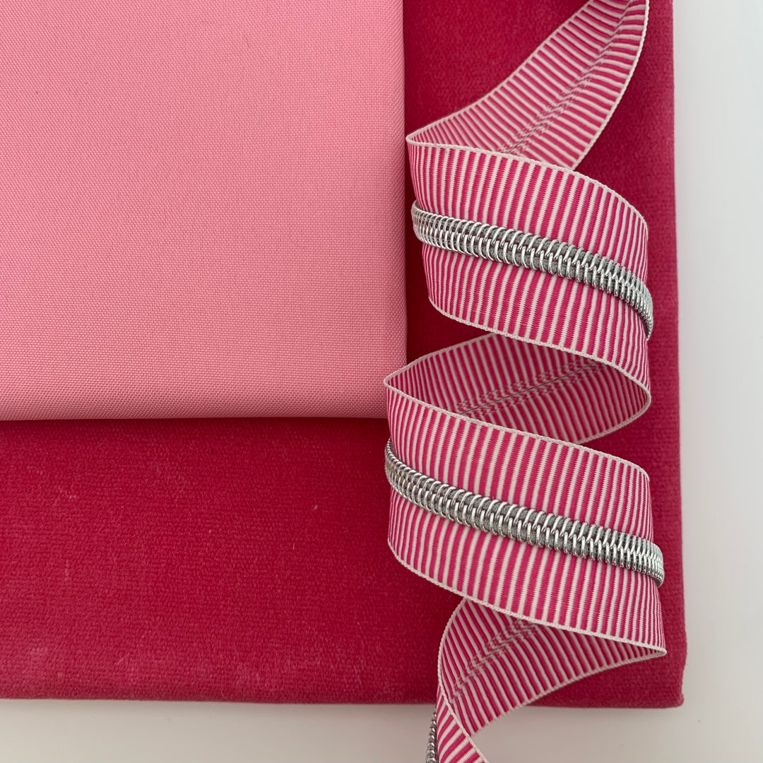 Stripe Bubblegum Silver