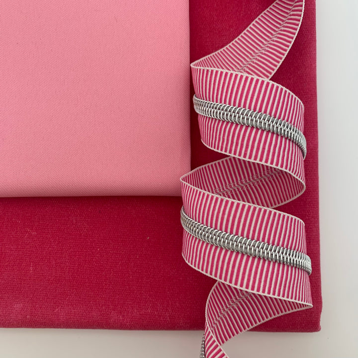 Stripe Bubblegum Silver