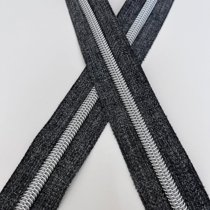 Denim Black Silver