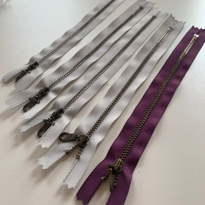 Ice YKK Antique Zipper