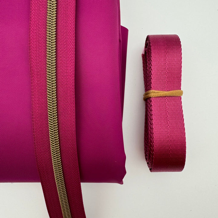 Magenta Bonded Nylon