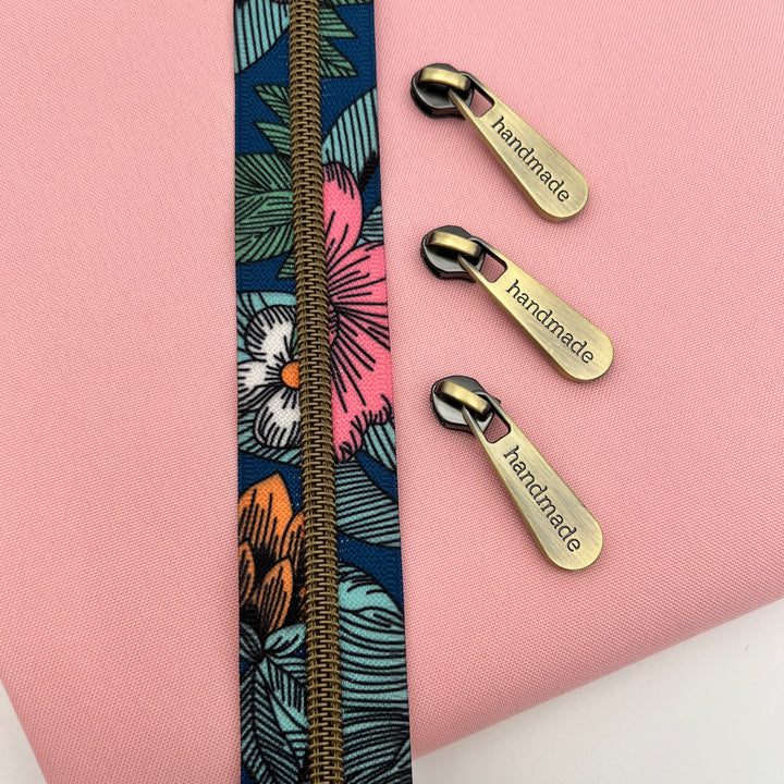 Castaway Azure Bronze printed