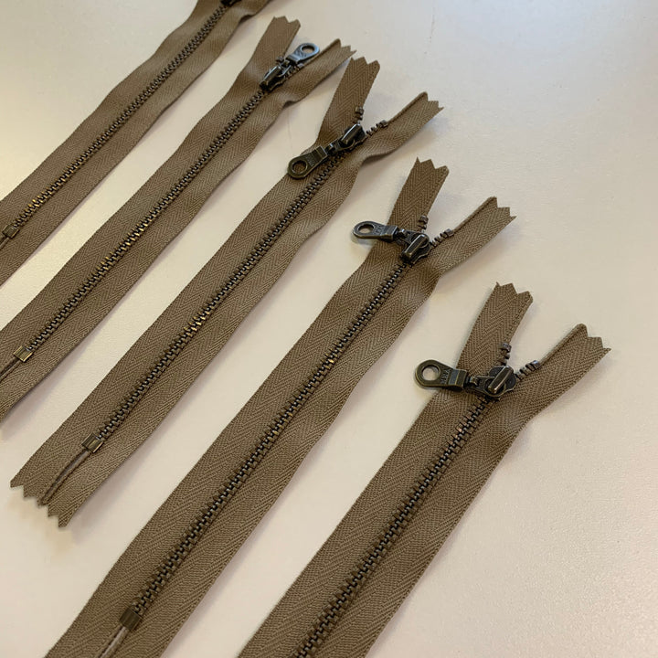 Bark YKK Antique Zipper