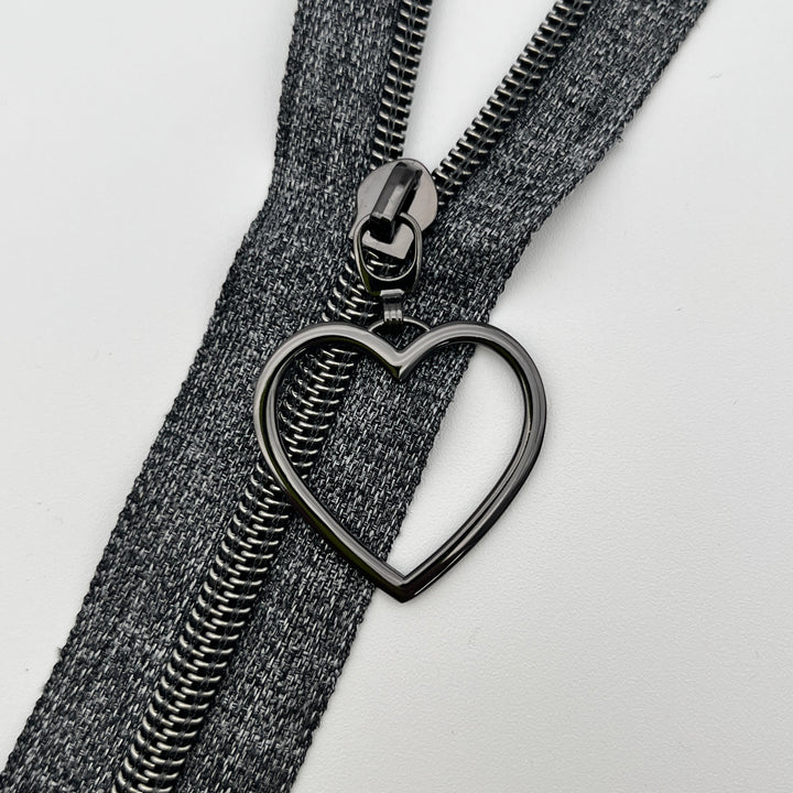 Heart Pull gunmetal