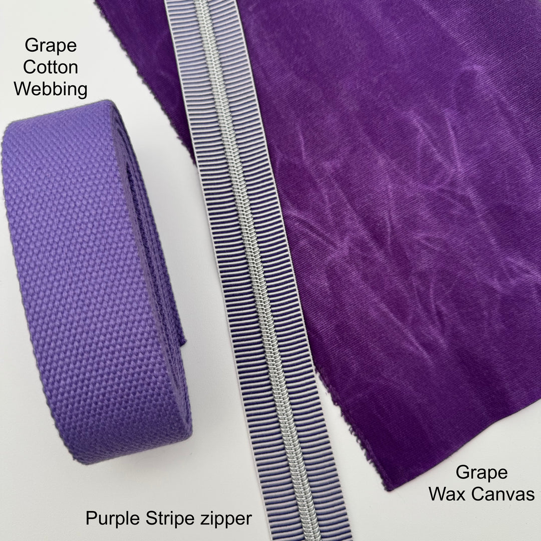 Stripe Purple Silver