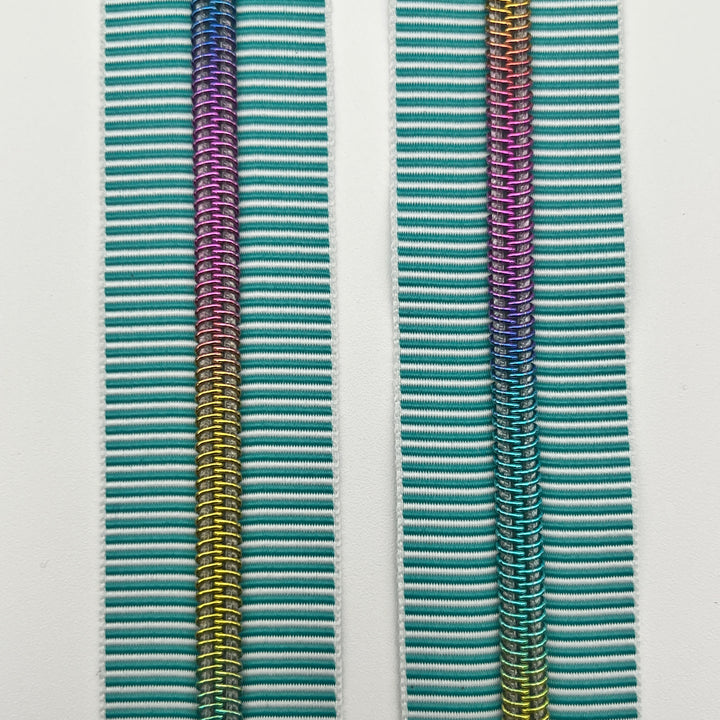 Stripe Aqua rainbow