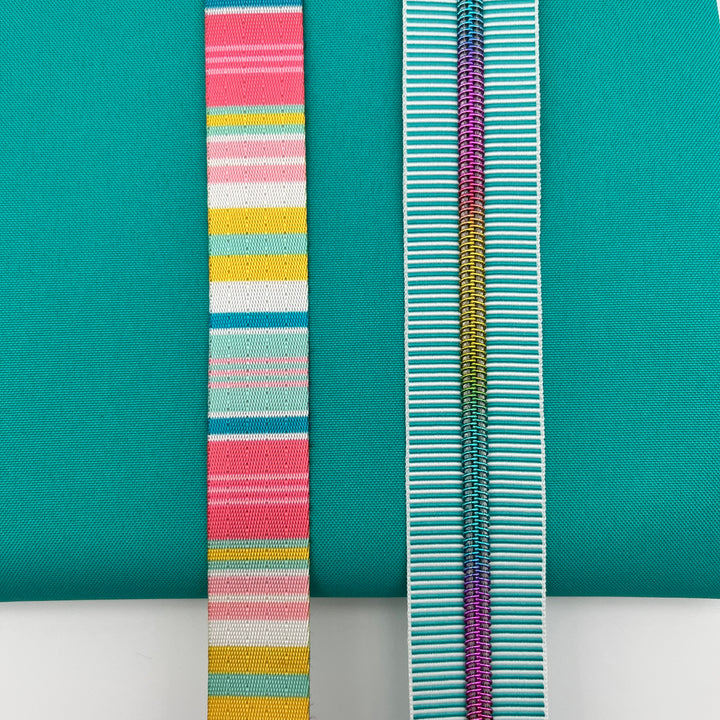 Stripe Aqua rainbow