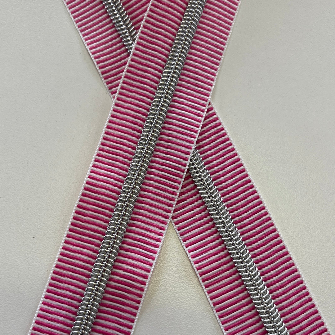 Stripe Bubblegum Silver