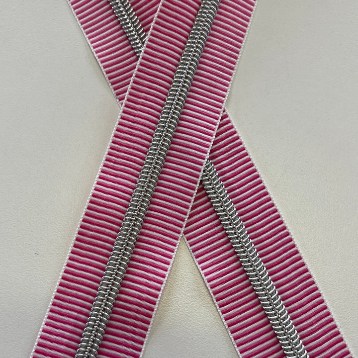 Stripe Bubblegum Silver