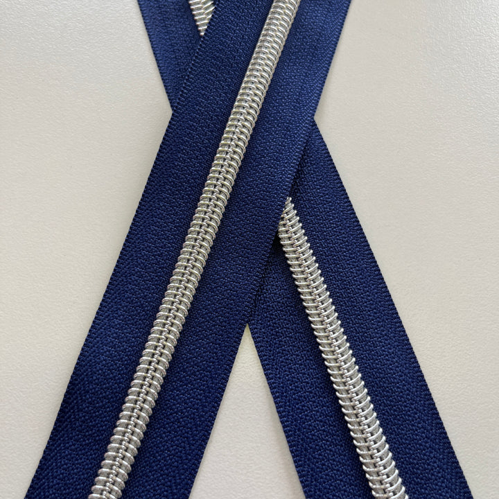 Navy Silver