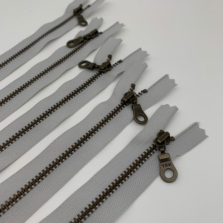 Ice YKK Antique Zipper
