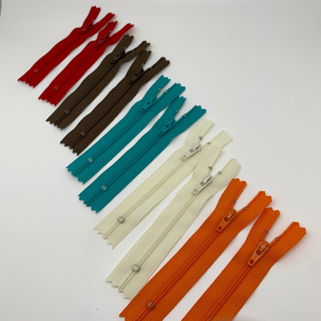 10 pc YKK 20.22" nylon coil zipper