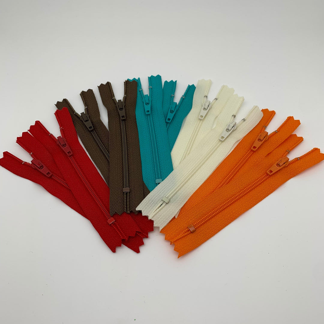 10 pc YKK 20.22" nylon coil zipper