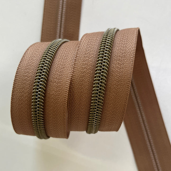 Scotch #5 Bronze zipper coil