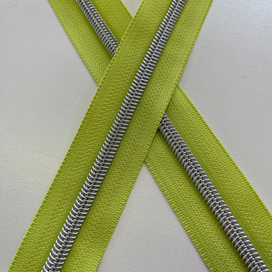 Porter Pickle #5 Silver zipper coil