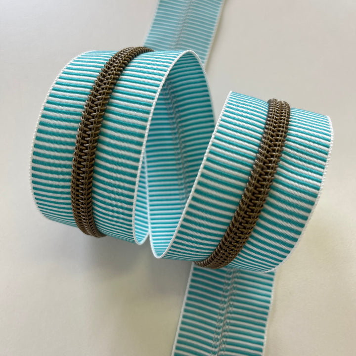Aqua Stripe #5 Bronze