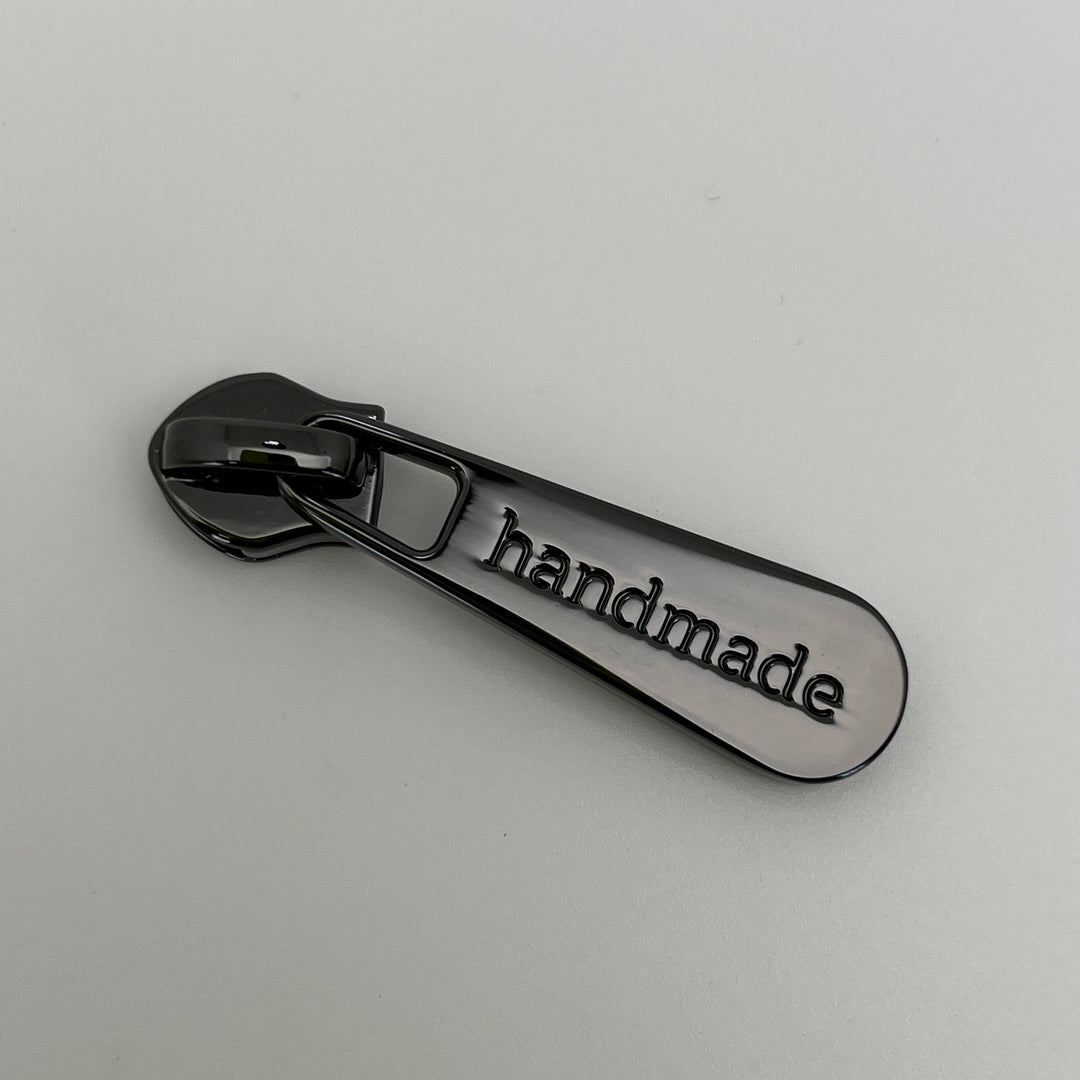 Handmade pull #5 gunmetal