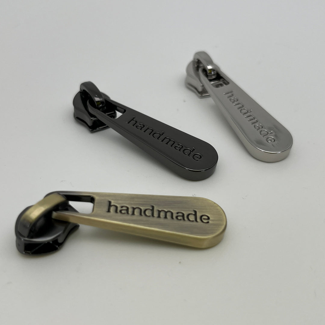 Handmade pull #5 gunmetal