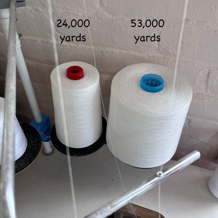 53,000 yard 100% Polyester cone thread