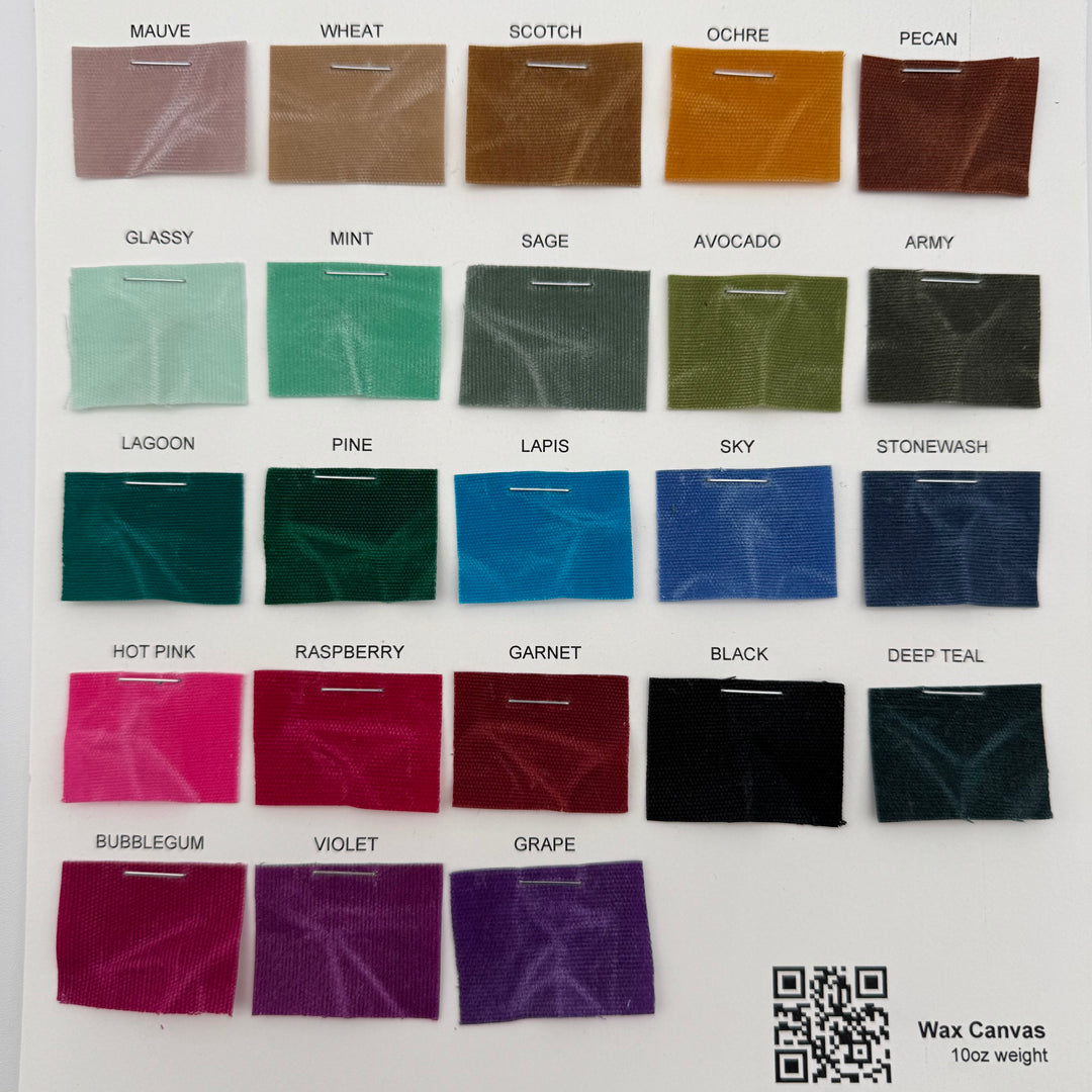 Wax Canvas Color Card