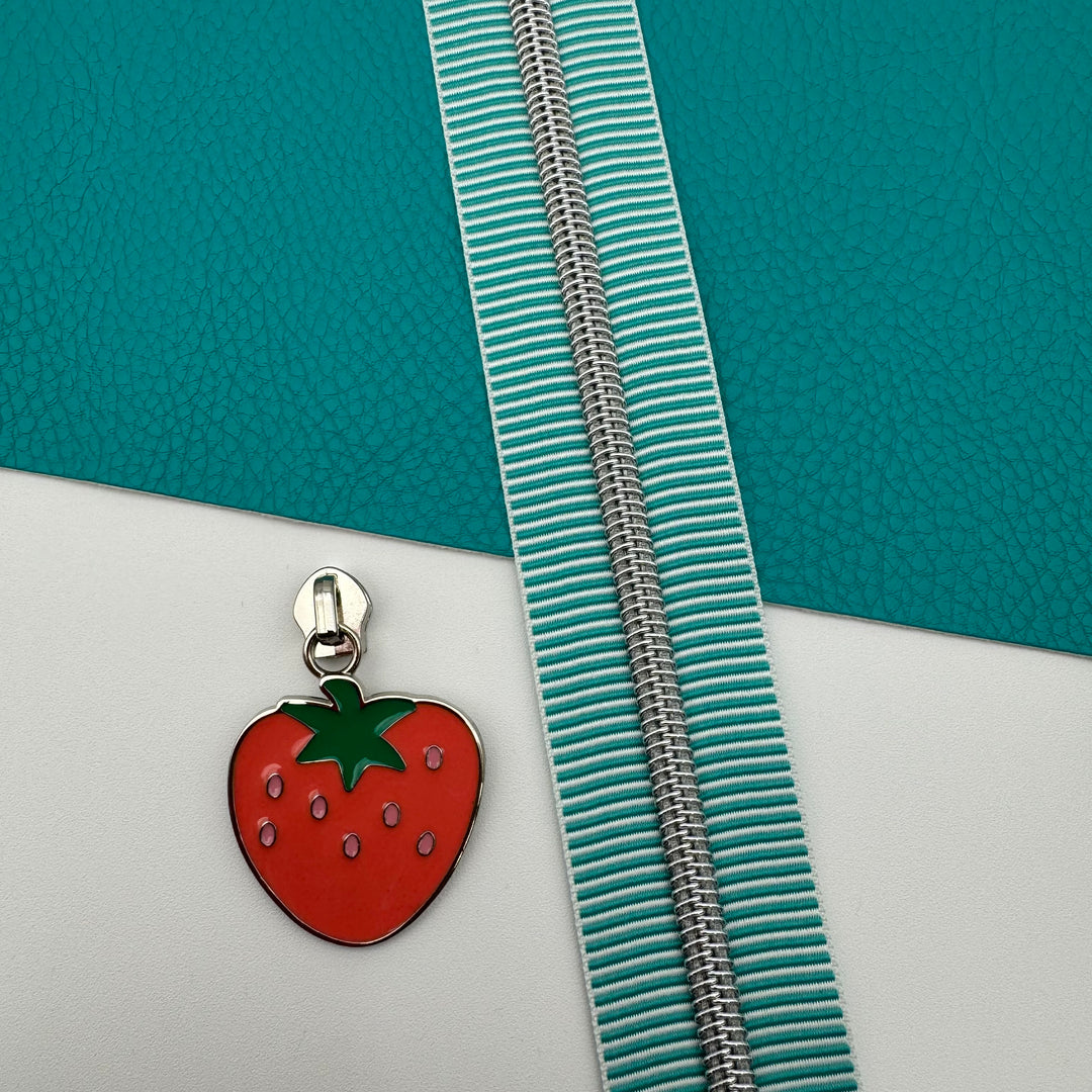 Stripe Aqua Silver