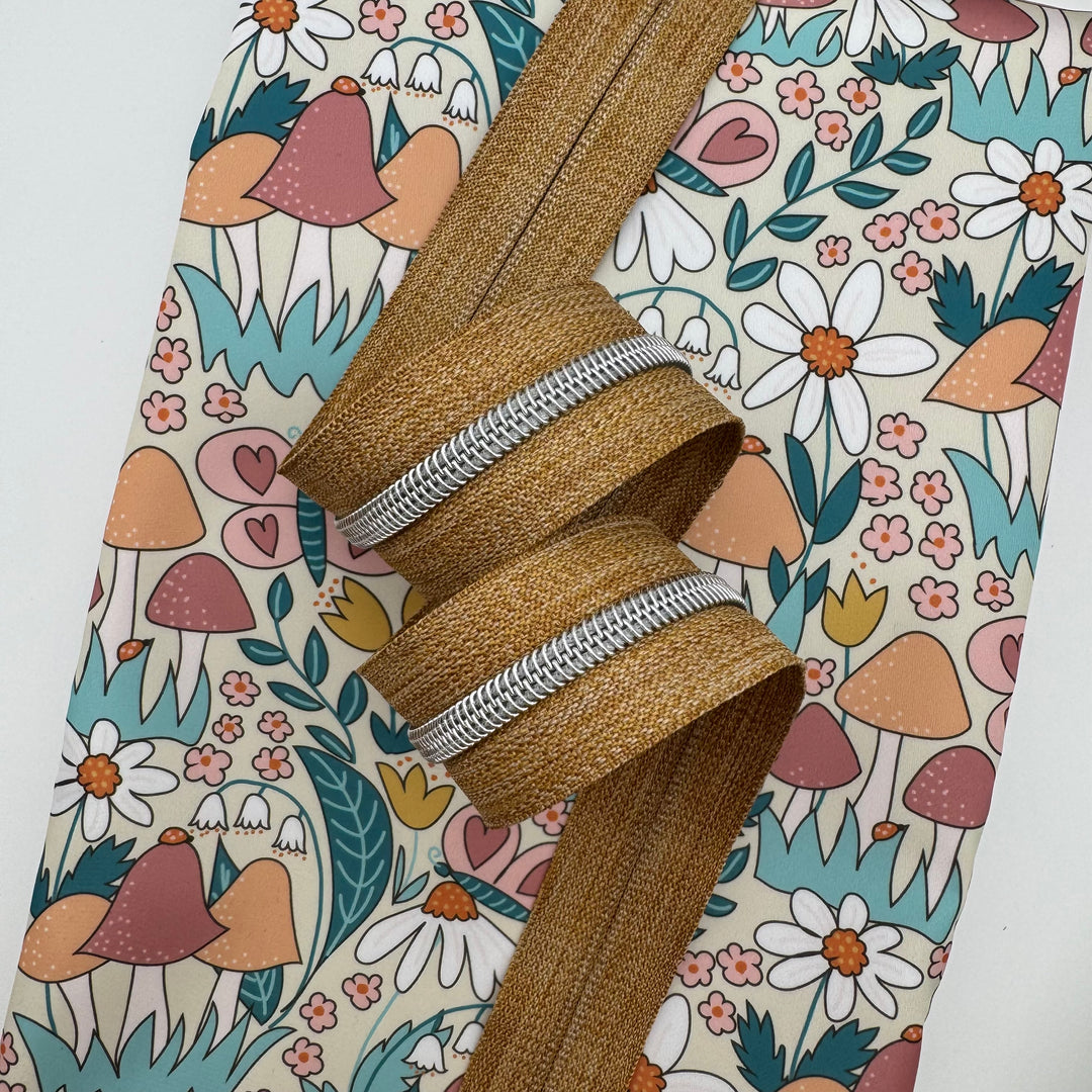 Denim Mustard Silver
