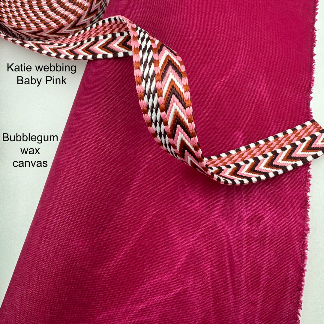 Katie Webbing Baby Pink