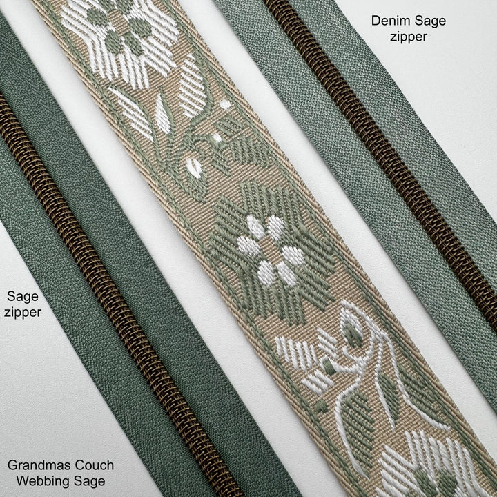 Grandmas Couch Webbing Sage