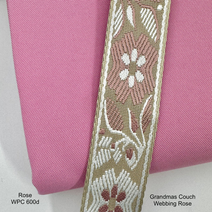Grandmas Couch Webbing Rose
