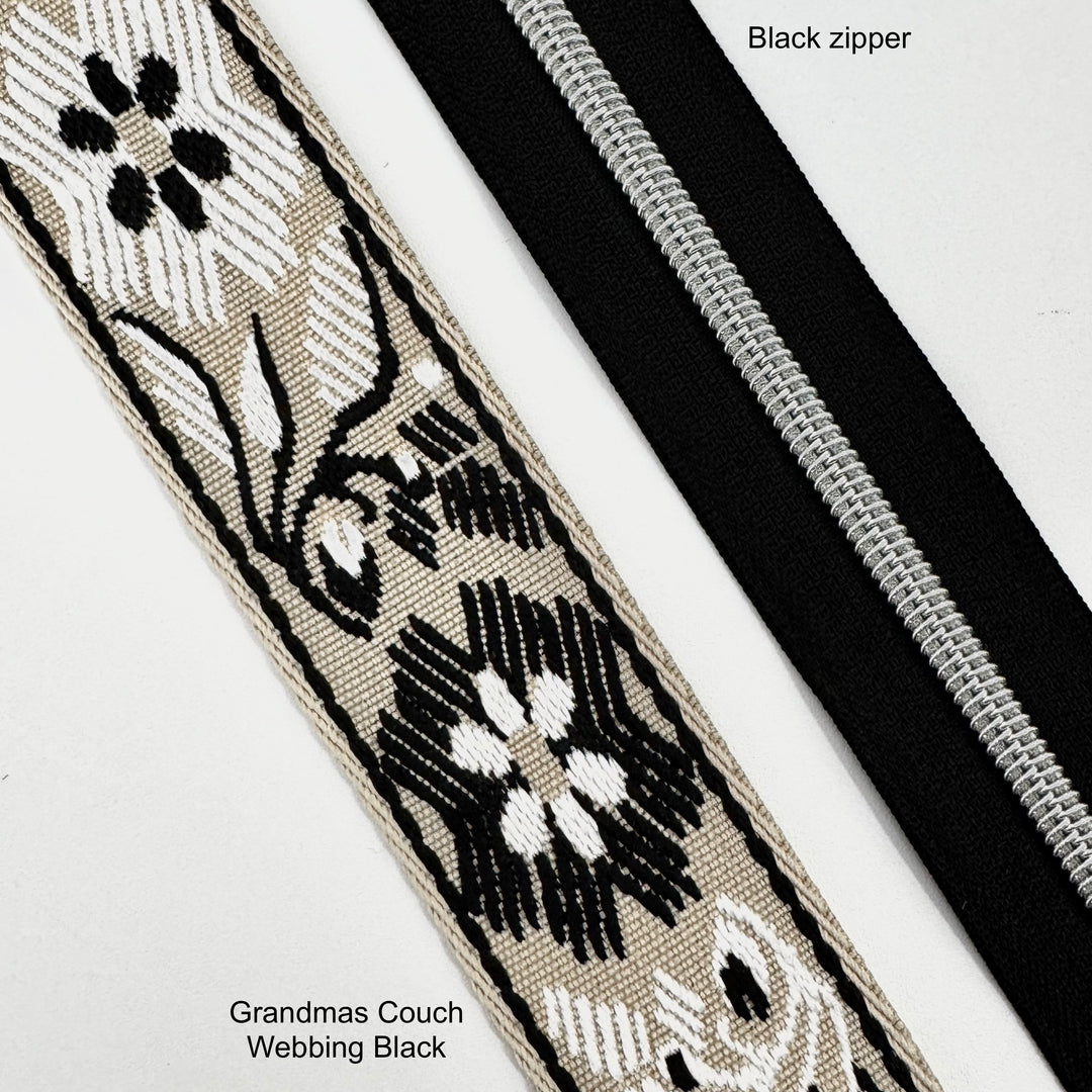 Grandmas Couch Webbing Black