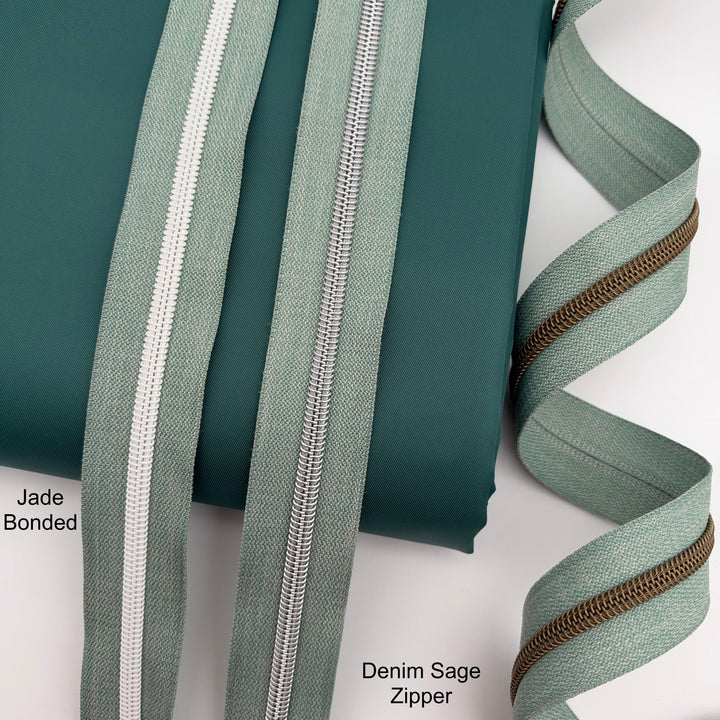 Denim Sage White