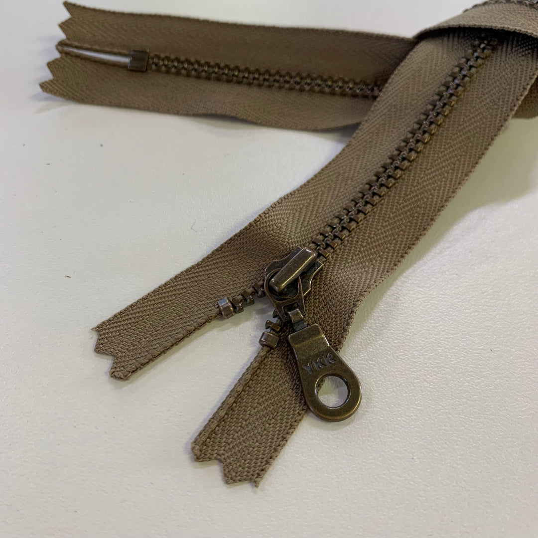 Bark YKK Antique Zipper