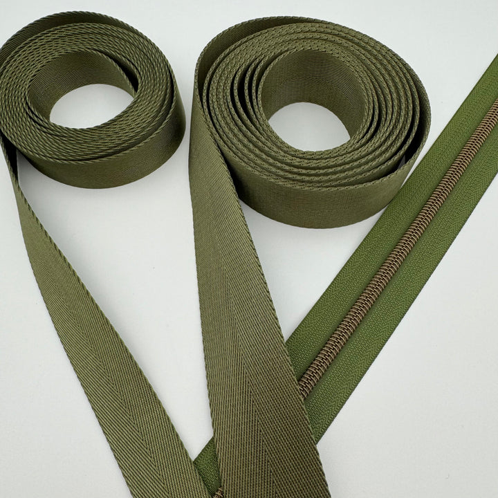 Olive Nylon webbing