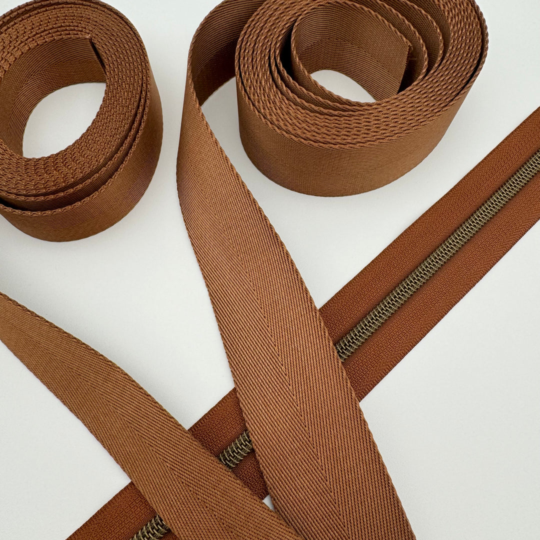 Pecan Nylon webbing