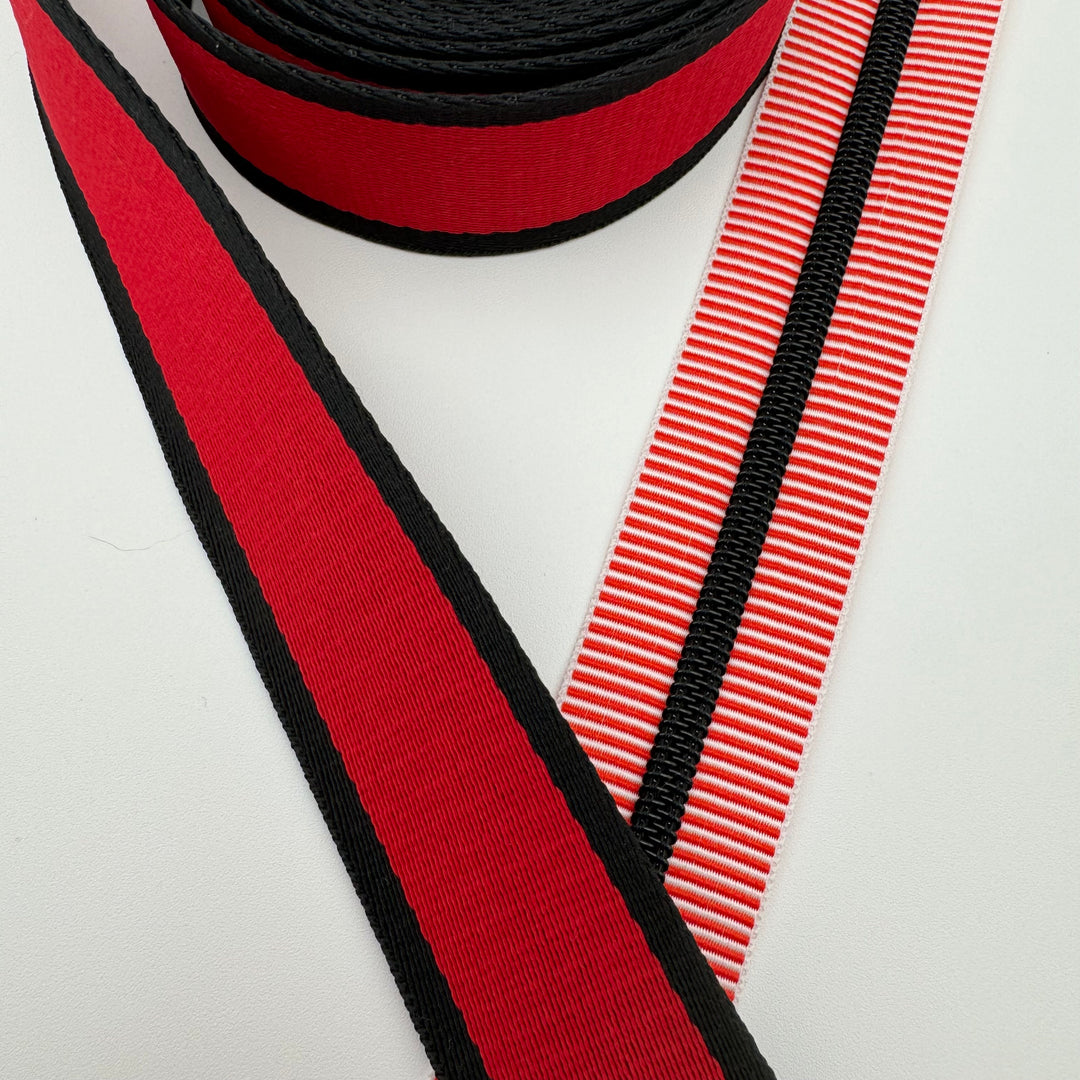 Red Stripe webbing