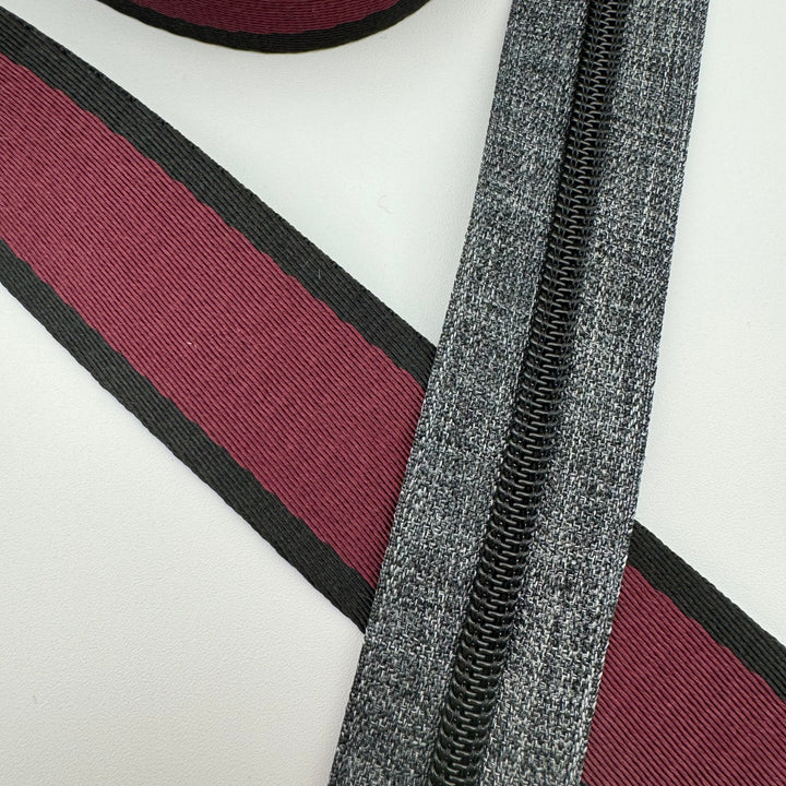 Plum Stripe webbing