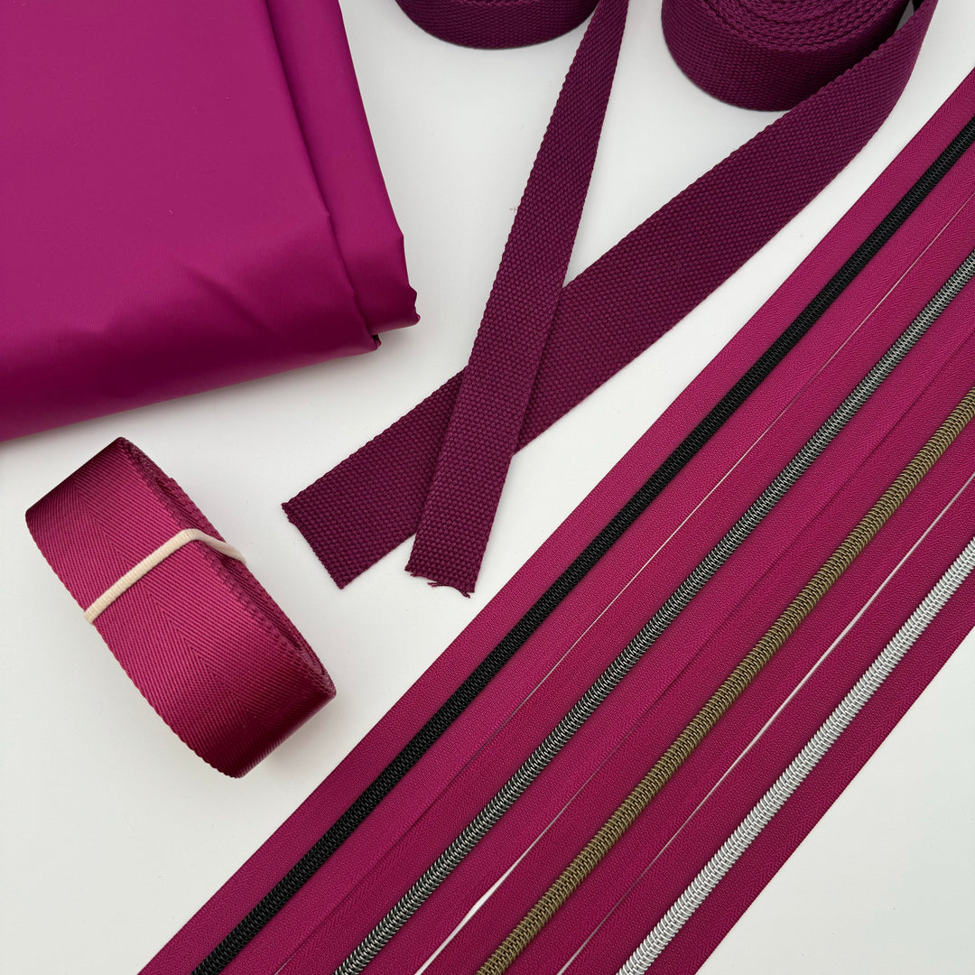 Magenta cotton webbing