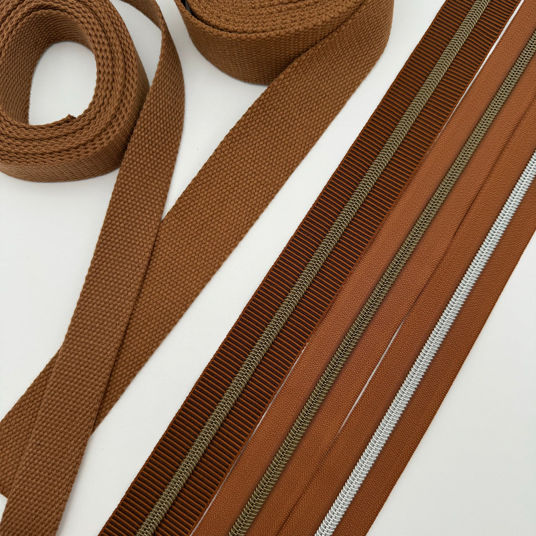 Pecan cotton webbing