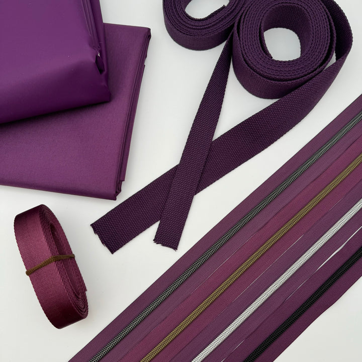 Plum Bonded Nylon