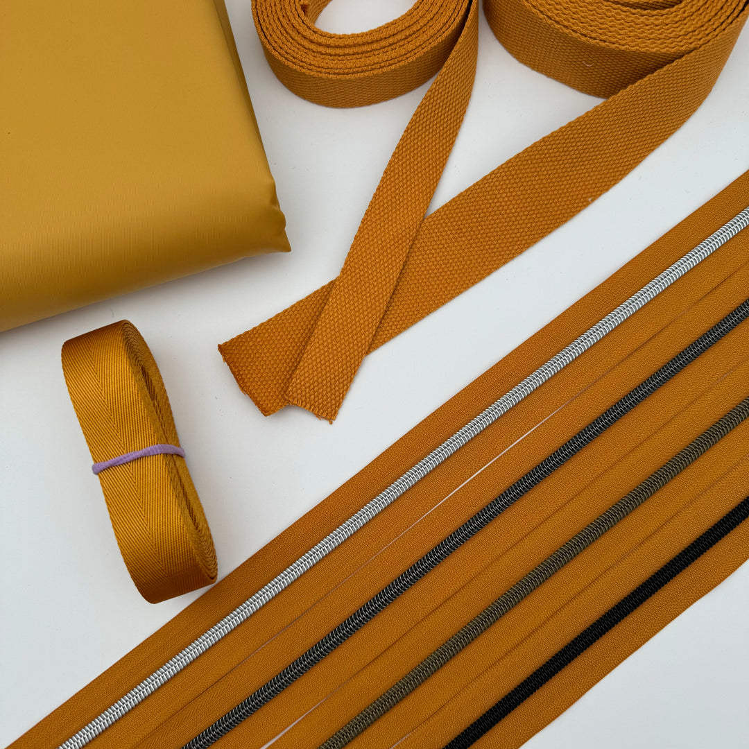 Ochre cotton webbing