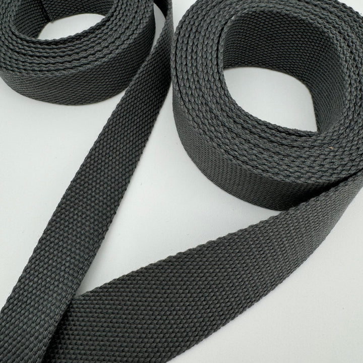 Slate cotton webbing