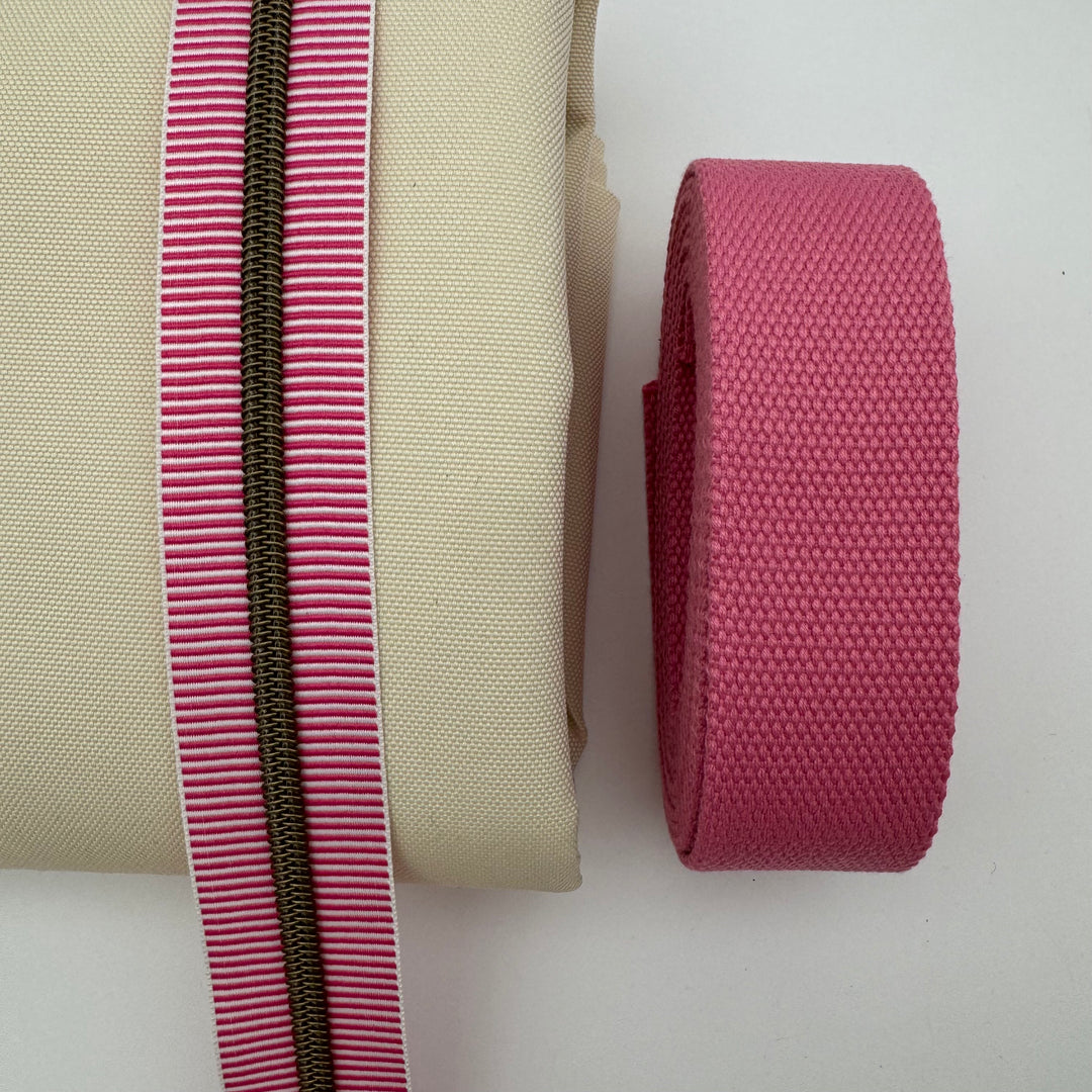 Rose cotton webbing