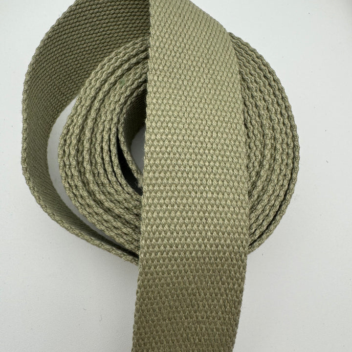 Moss cotton webbing