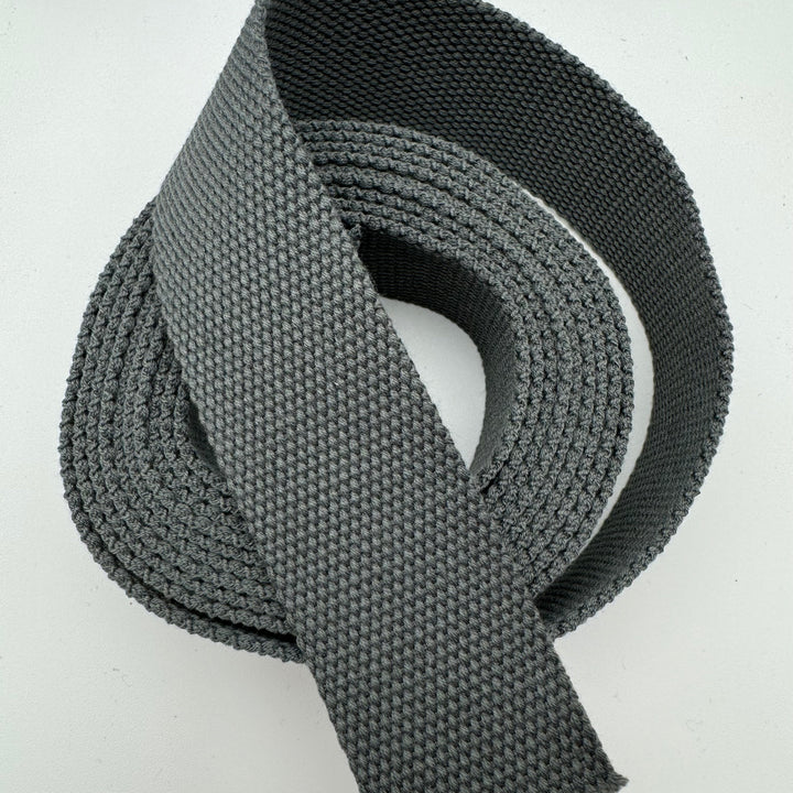 Slate cotton webbing