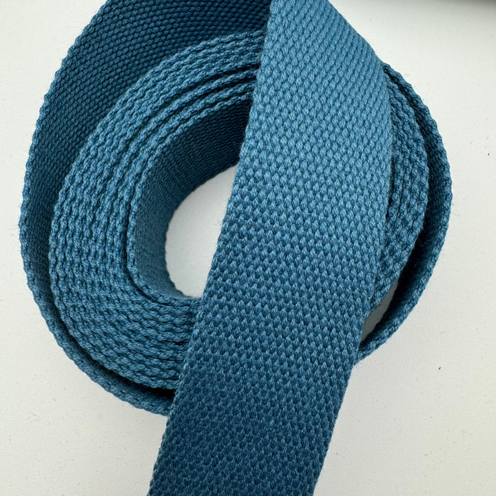 Indigo cotton webbing