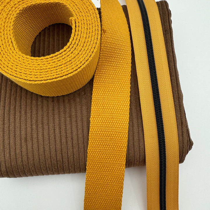 Amber cotton webbing